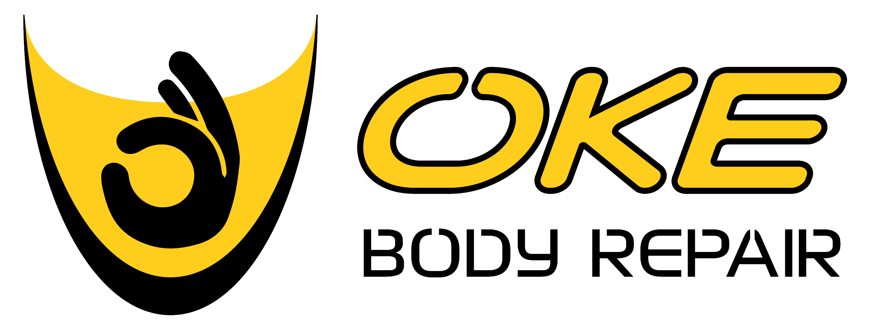oke body repair logo